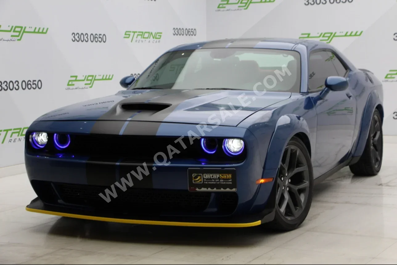 Dodge  Challenger  2021  Automatic  86,000 Km  6 Cylinder  Rear Wheel Drive (RWD)  Coupe / Sport  Blue