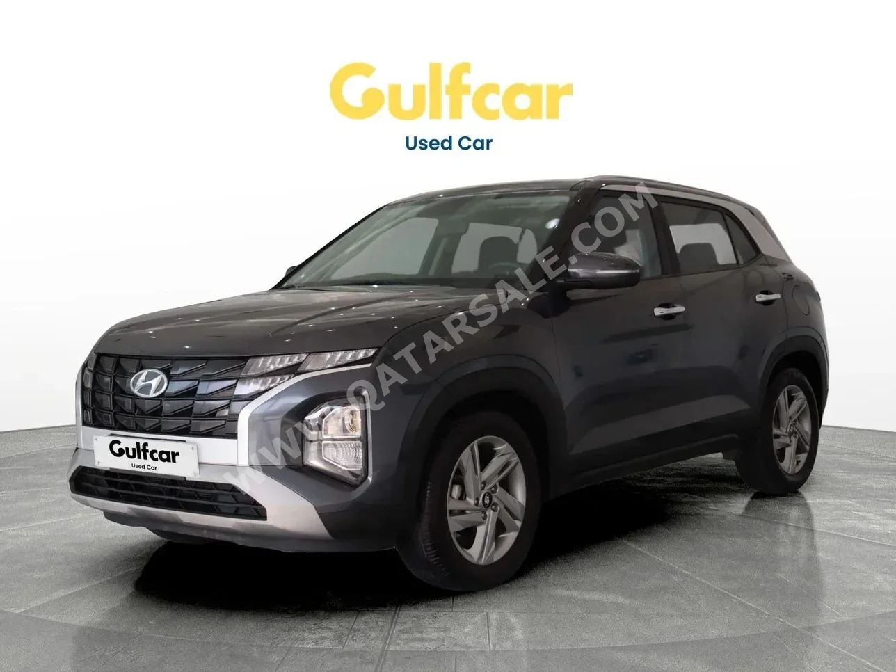 Hyundai  Creta  2023  Automatic  19,369 Km  4 Cylinder  Front Wheel Drive (FWD)  SUV  Gray  With Warranty