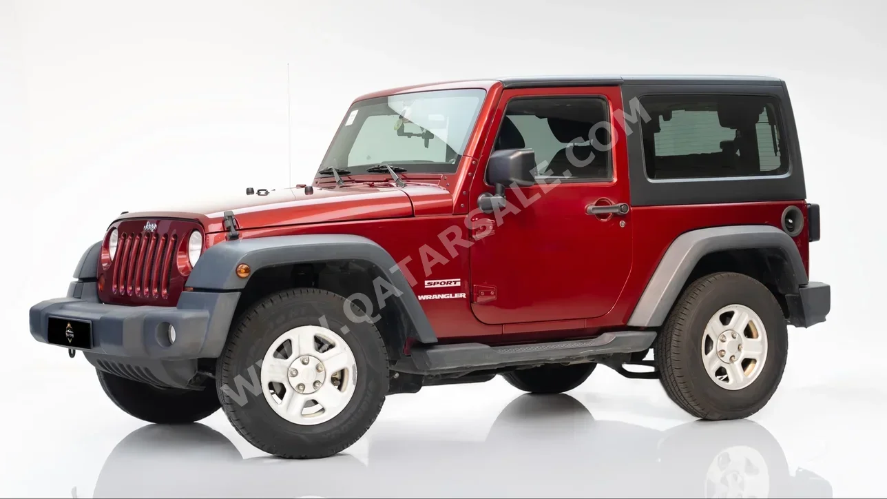 Jeep  Wrangler  Sport  2013  Automatic  123,000 Km  6 Cylinder  Four Wheel Drive (4WD)  SUV  Red  With Warranty