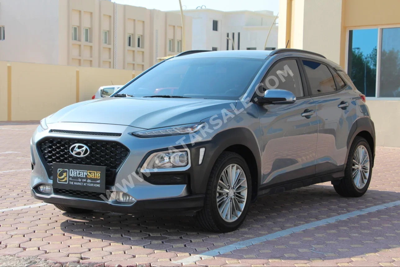 Hyundai  Kona  2019  Automatic  94,000 Km  4 Cylinder  Front Wheel Drive (FWD)  SUV  Gray