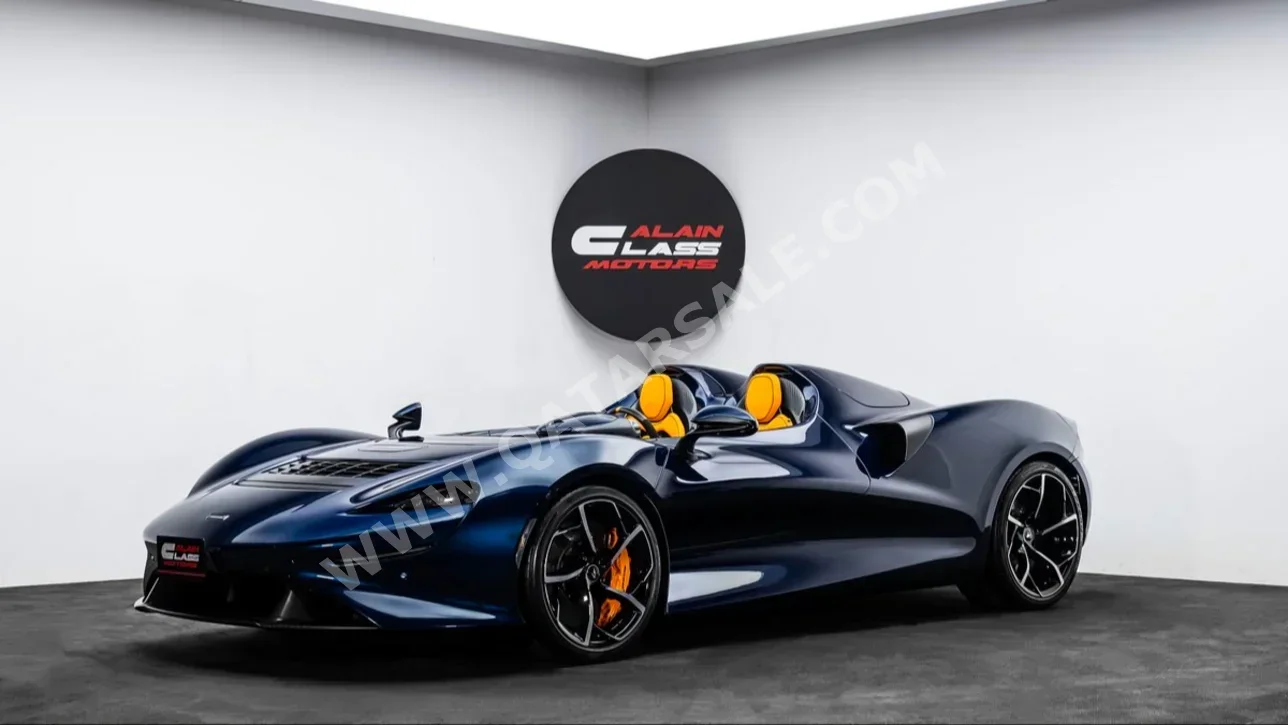 Mclaren  Elva  Roadster  2021  Automatic  1,147 Km  8 Cylinder  All Wheel Drive (AWD)  Convertible  Blue