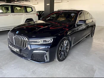 BMW  7-Series  740 Li  2022  Automatic  70,000 Km  6 Cylinder  Rear Wheel Drive (RWD)  Sedan  Dark Blue  With Warranty