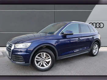 Audi  Q5  2.0 T Quatro  2018  Automatic  78,000 Km  4 Cylinder  All Wheel Drive (AWD)  SUV  Blue