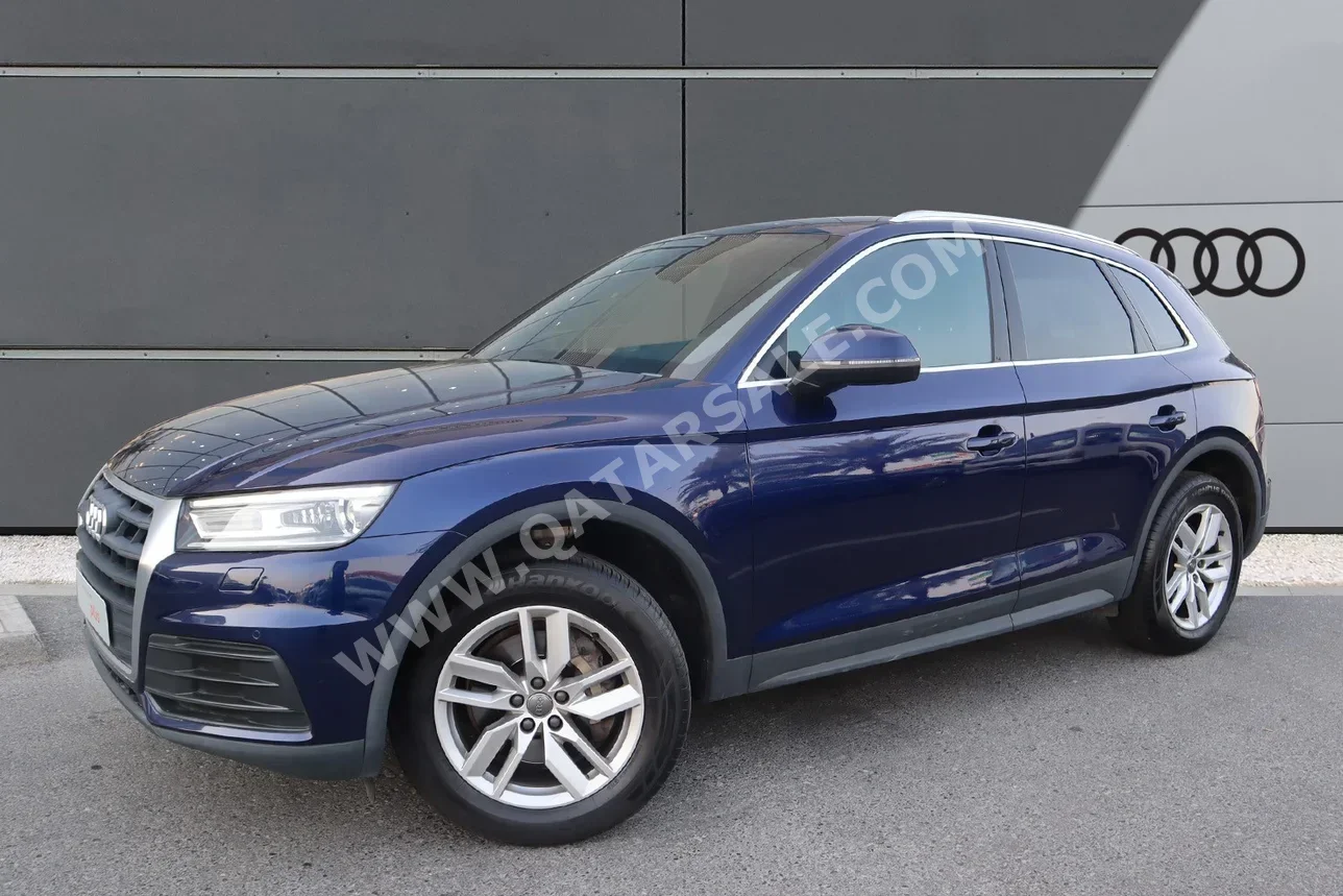 Audi  Q5  2.0 T Quatro  2018  Automatic  78,000 Km  4 Cylinder  All Wheel Drive (AWD)  SUV  Blue