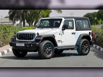 Jeep  Wrangler  Sport Plus  2024  Automatic  0 Km  4 Cylinder  Four Wheel Drive (4WD)  SUV  White  With Warranty