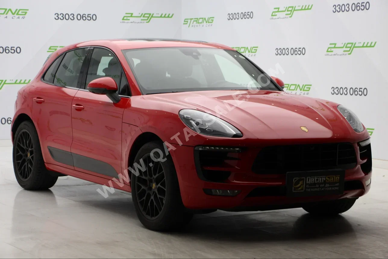 Porsche  Macan  GTS  2017  Automatic  134,000 Km  6 Cylinder  Four Wheel Drive (4WD)  SUV  Red  With Warranty