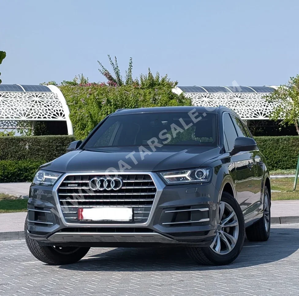 Audi  Q7  45 TFSI Quattro  2019  Automatic  36,357 Km  6 Cylinder  All Wheel Drive (AWD)  SUV  Gray