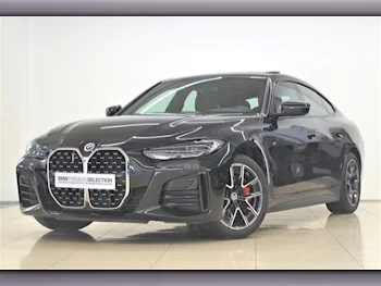 BMW  4-Series  420 I  2022  Automatic  30,000 Km  4 Cylinder  Rear Wheel Drive (RWD)  Sedan  Black  With Warranty