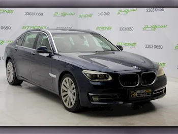 BMW  7-Series  740  2013  Automatic  127,000 Km  8 Cylinder  Rear Wheel Drive (RWD)  Sedan  Dark Blue