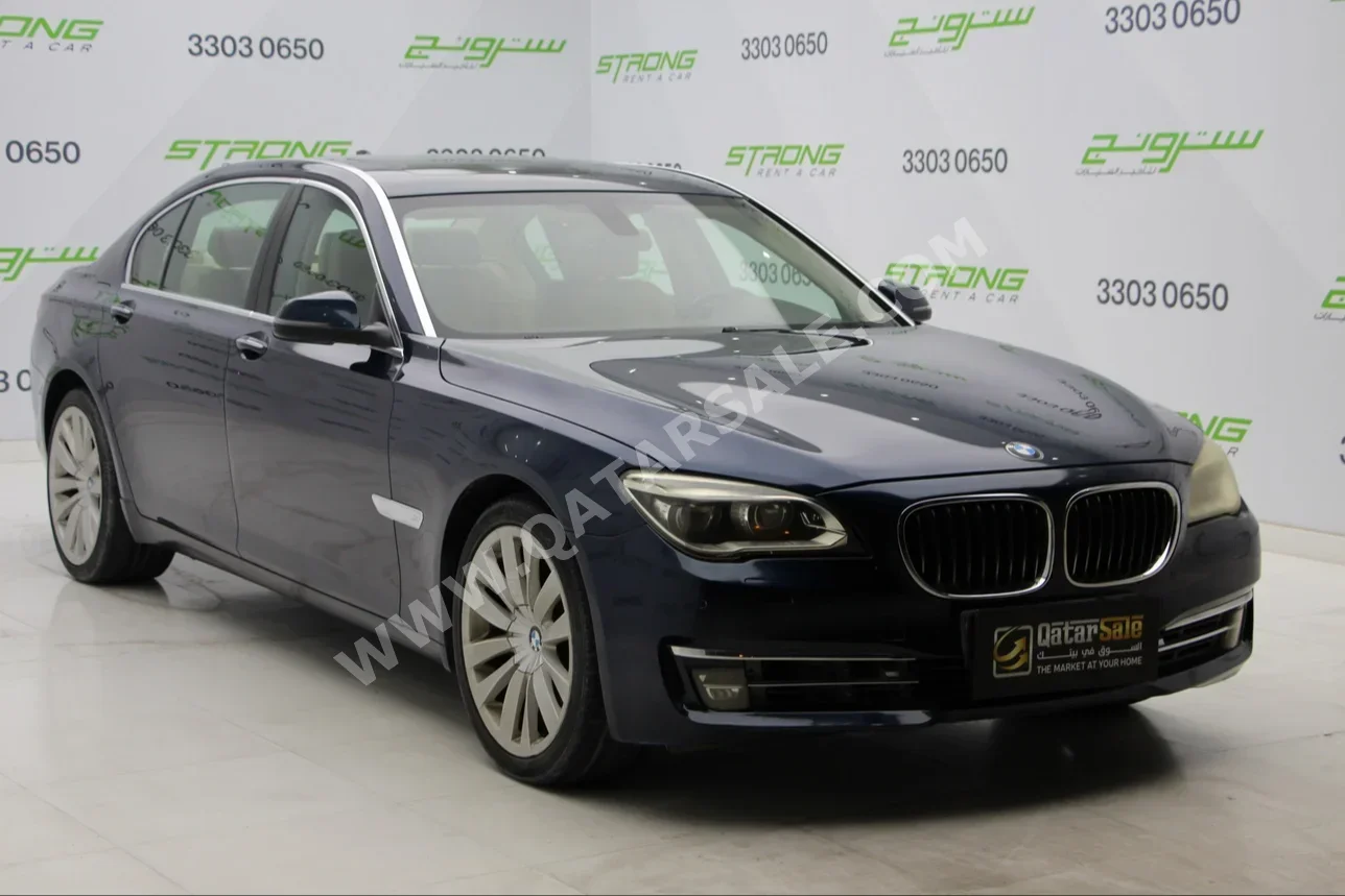 BMW  7-Series  740  2013  Automatic  127,000 Km  8 Cylinder  Rear Wheel Drive (RWD)  Sedan  Dark Blue