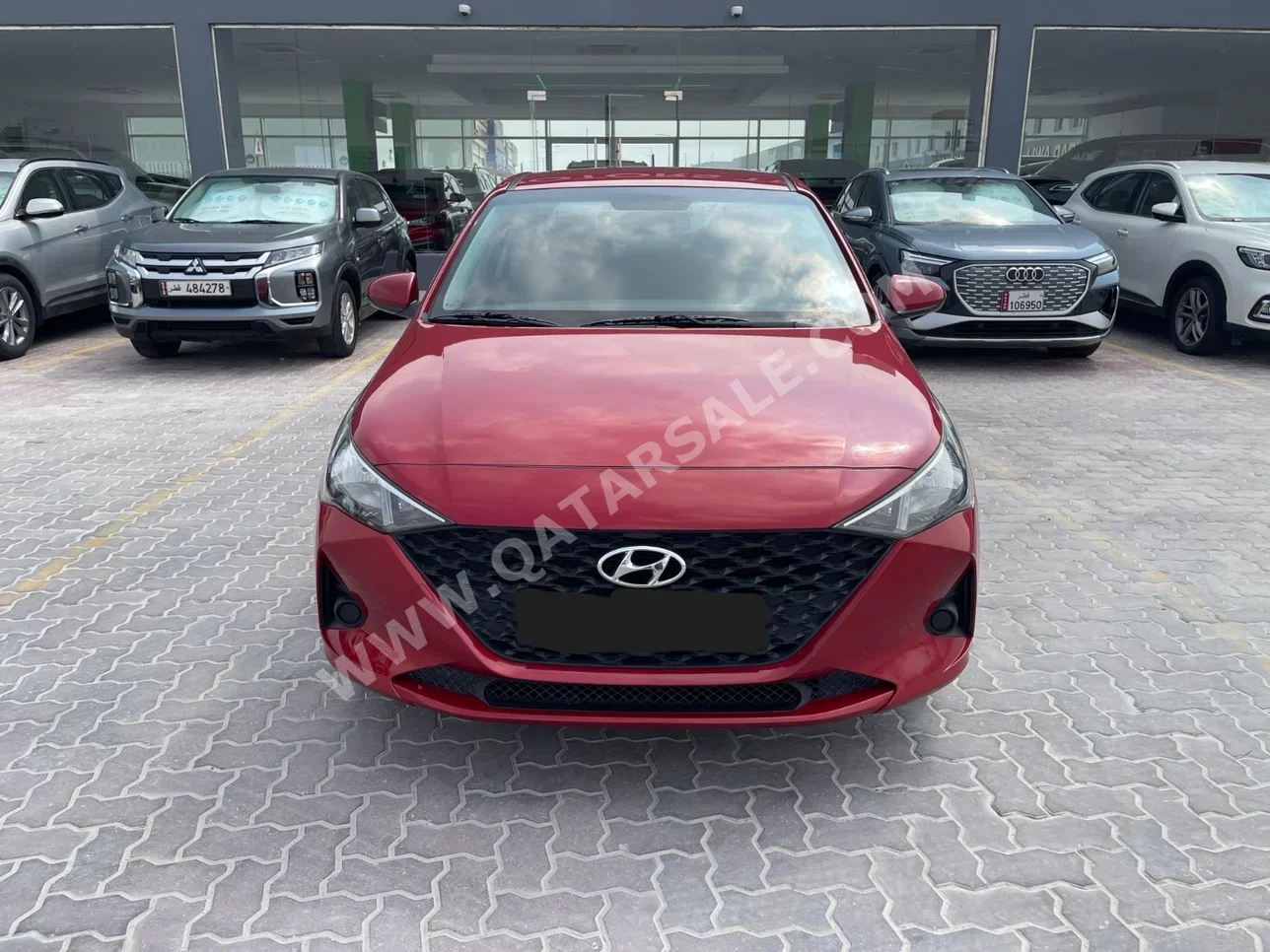 Hyundai  Accent  2021  Automatic  57,000 Km  4 Cylinder  Front Wheel Drive (FWD)  Sedan  Red  With Warranty