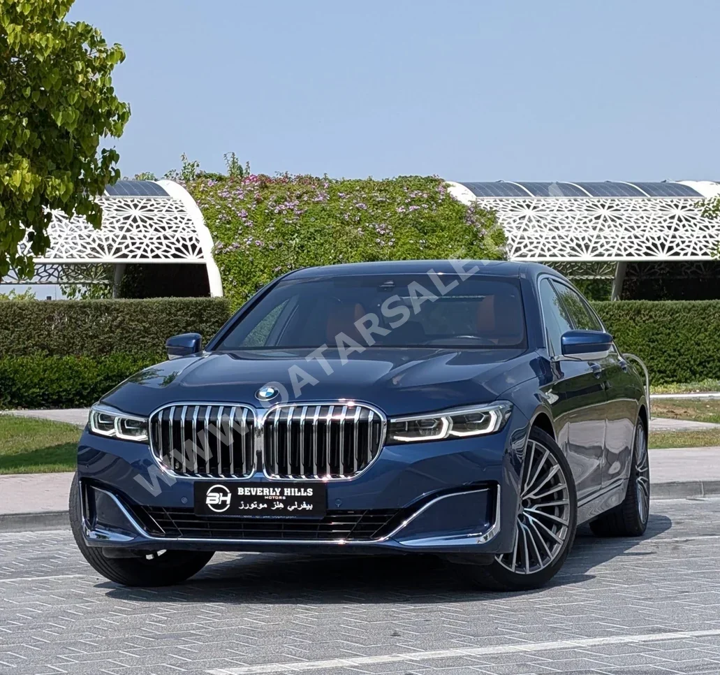 BMW  7-Series  730 Li  2022  Automatic  32,644 Km  4 Cylinder  Rear Wheel Drive (RWD)  Sedan  Blue  With Warranty