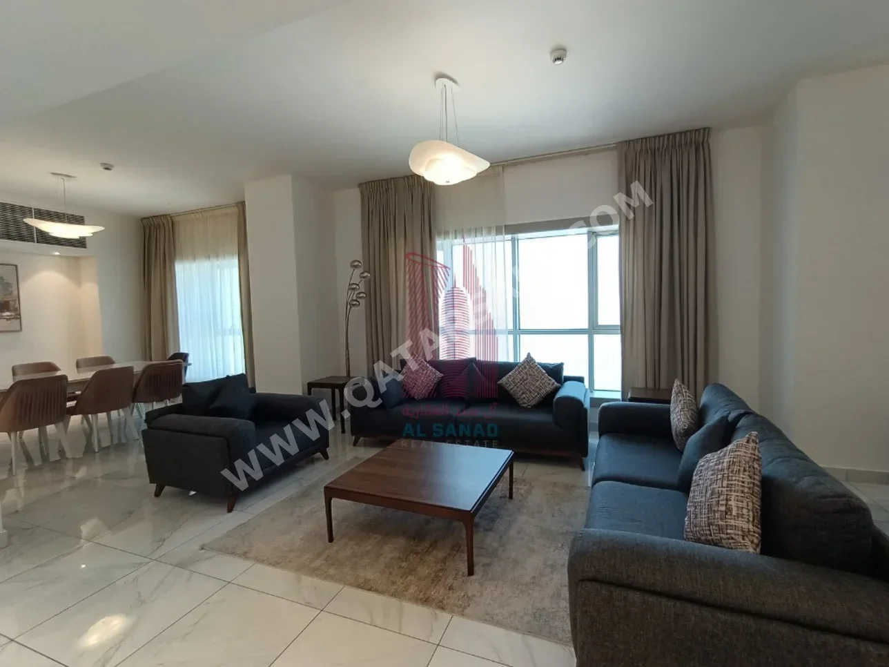 4 Bedrooms  Apartment  in Doha -  West Bay  Fully Furnished