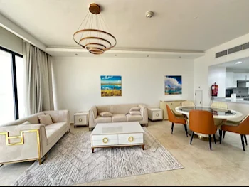 1 Bedrooms  Apartment  For Rent  in Lusail -  Waterfront Residential  Fully Furnished