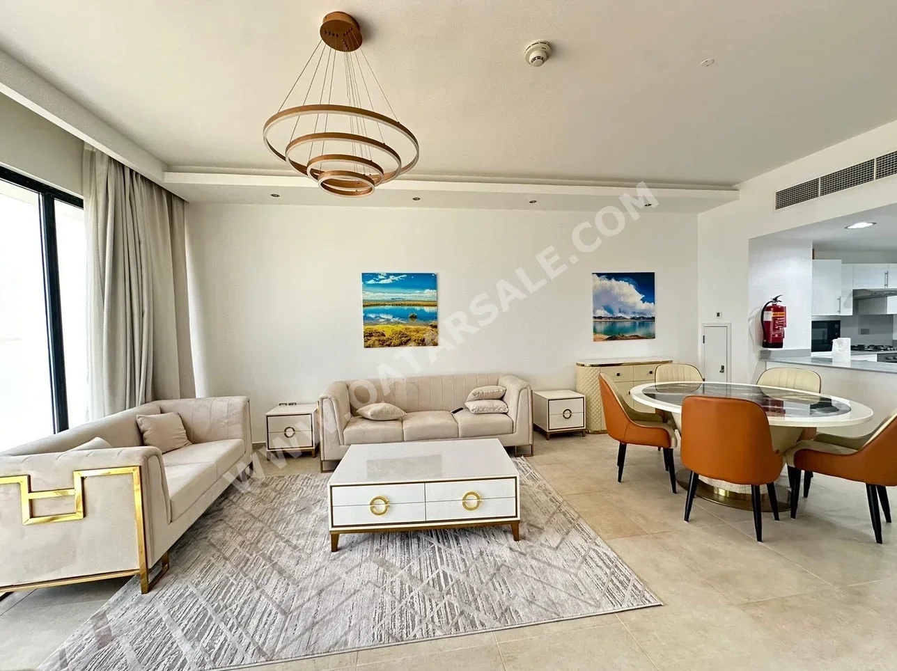 1 Bedrooms  Apartment  For Rent  in Lusail -  Waterfront Residential  Fully Furnished