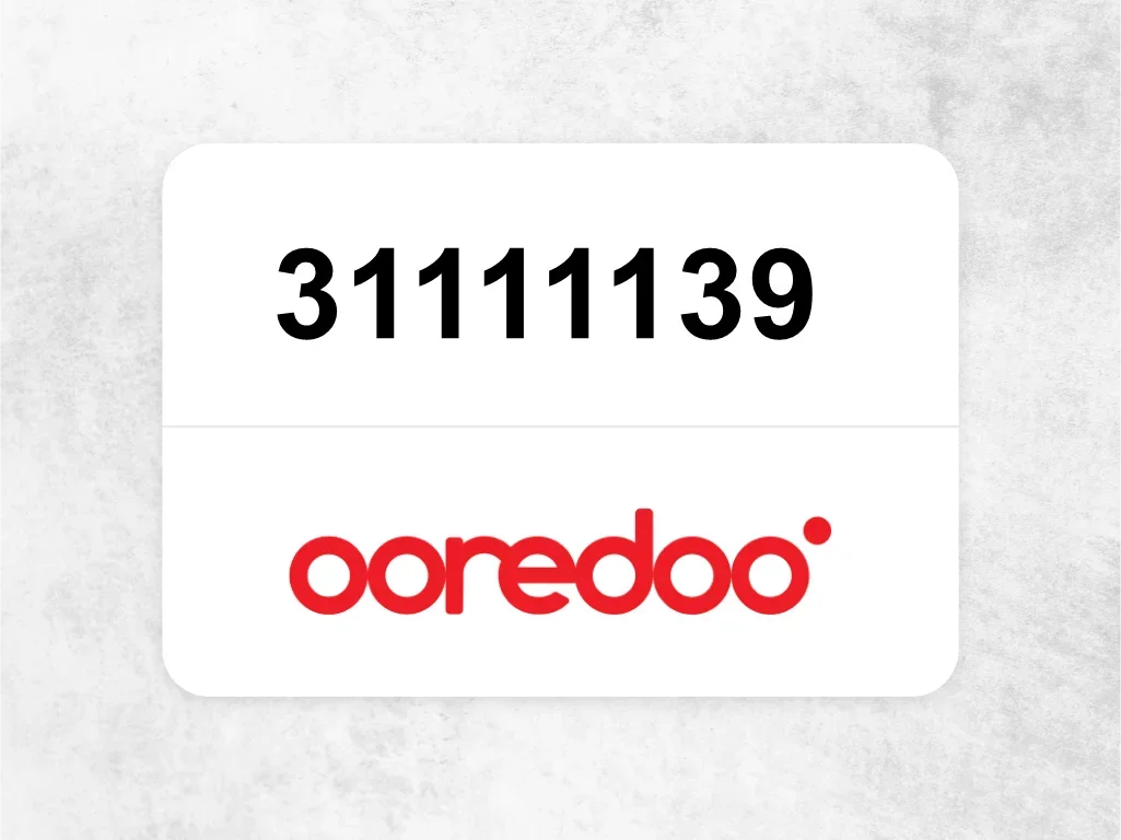 Ooredoo Mobile Phone  31111139