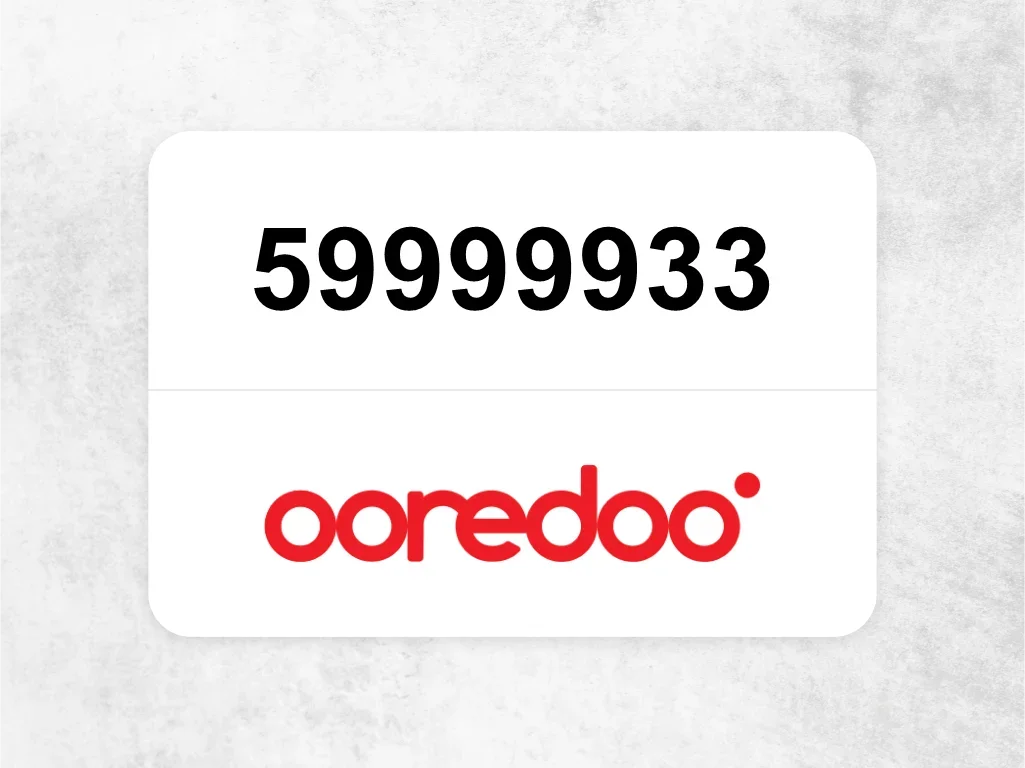 Ooredoo Mobile Phone  59999933