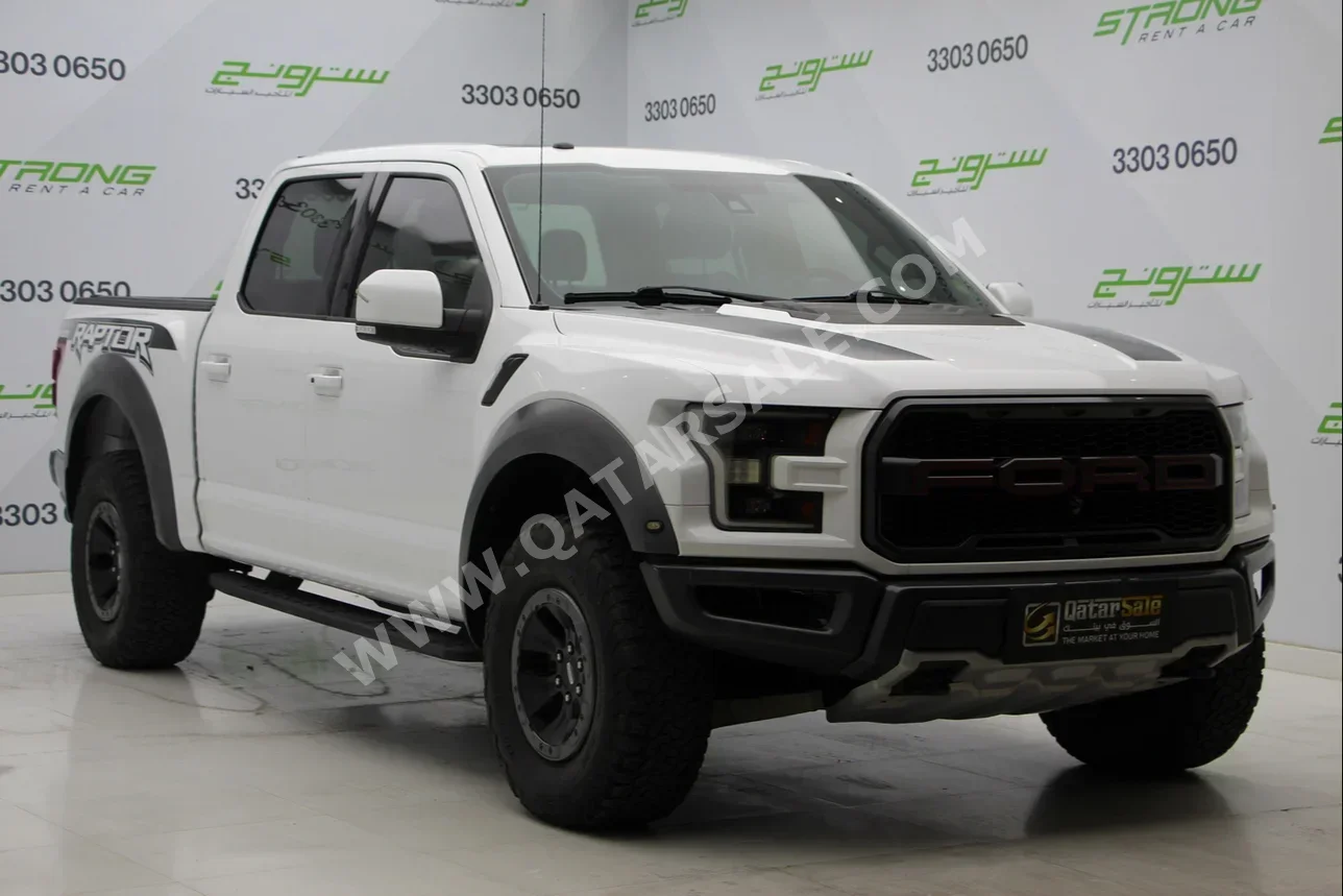 Ford  Raptor  2017  Automatic  145,000 Km  6 Cylinder  Four Wheel Drive (4WD)  Pick Up  White  With Warranty