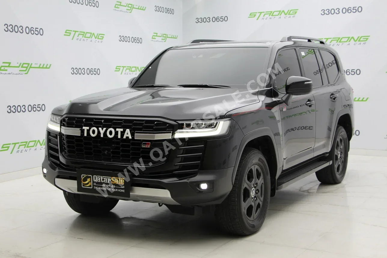 Toyota Land Cruiser GR Sport Twin Turbo Black 2022 For Sale in Qatar