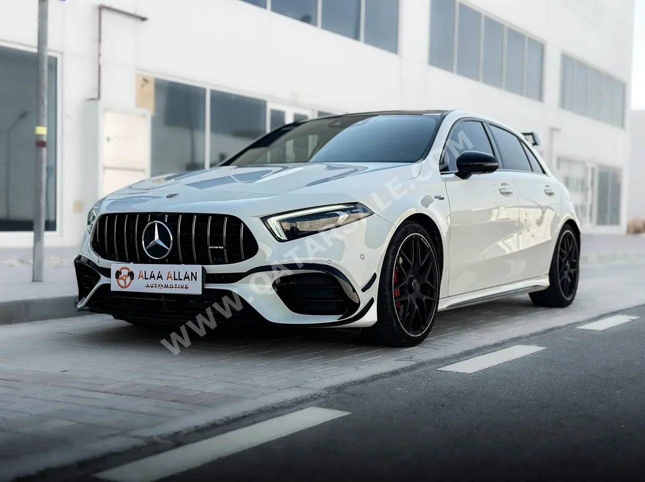 Mercedes-Benz  A-Class  45 S AMG  2021  Automatic  58,000 Km  4 Cylinder  All Wheel Drive (AWD)  Hatchback  White