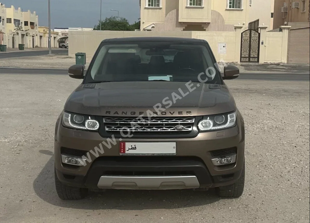 Land Rover Range Rover Sport HSE Brown 2014 For Sale in Qatar