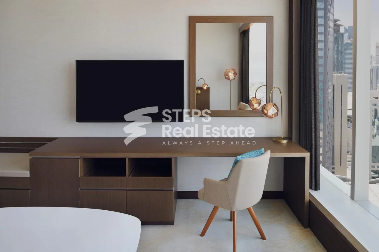 3 Bedrooms  Apartment  in Doha -  West Bay  Fully Furnished