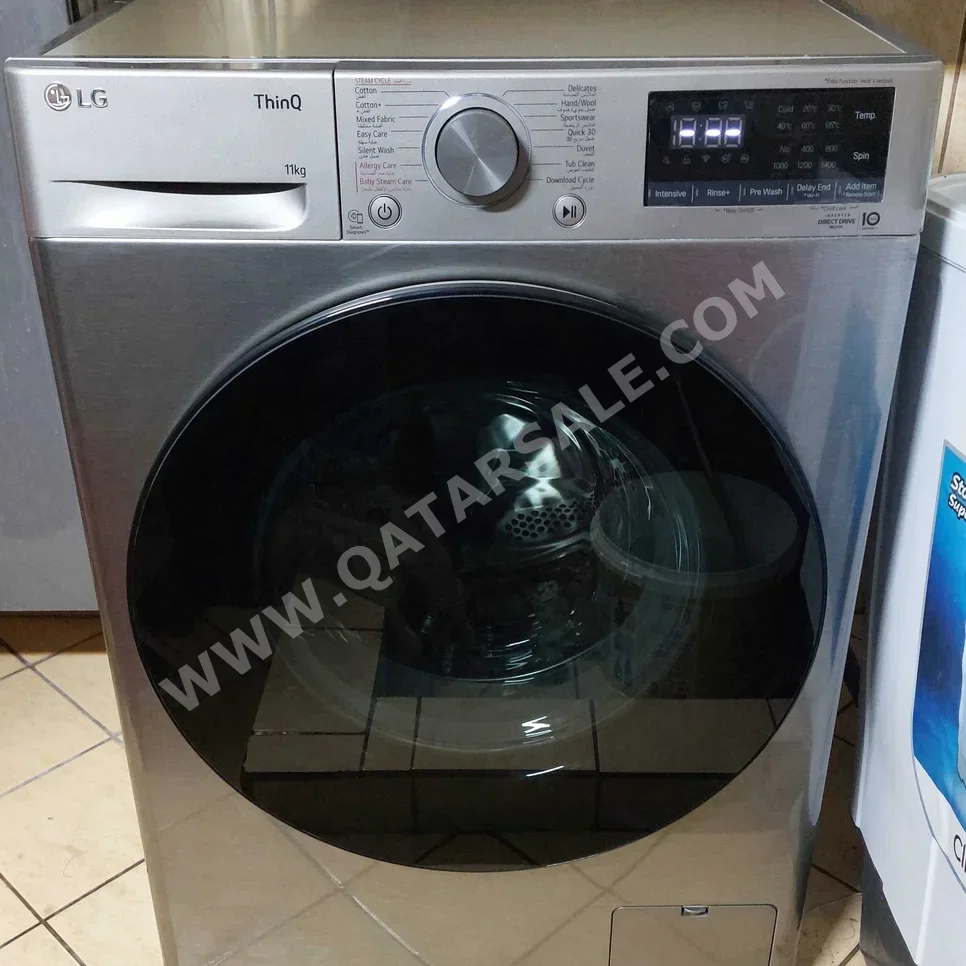 Washing Machines & All in ones LG /  Front Load Washer  Silver