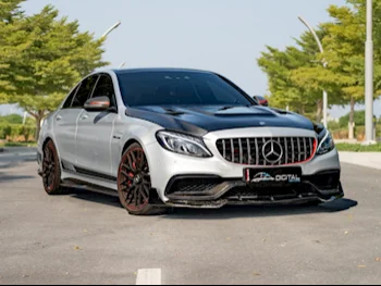 Mercedes-Benz  C-Class  63 AMG S  2015  Automatic  165,000 Km  8 Cylinder  Rear Wheel Drive (RWD)  Sedan  Silver and Black