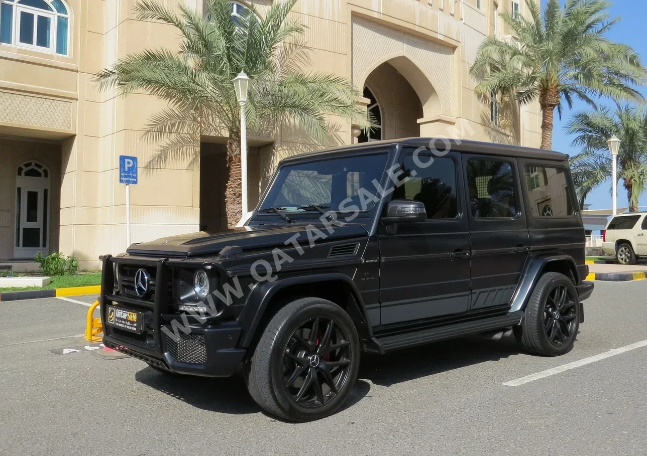  Mercedes-Benz  G-Class  63 AMG  2016  Automatic  115٬000 Km  8 Cylinder  Four Wheel Drive (4WD)  SUV  Black  With Warranty