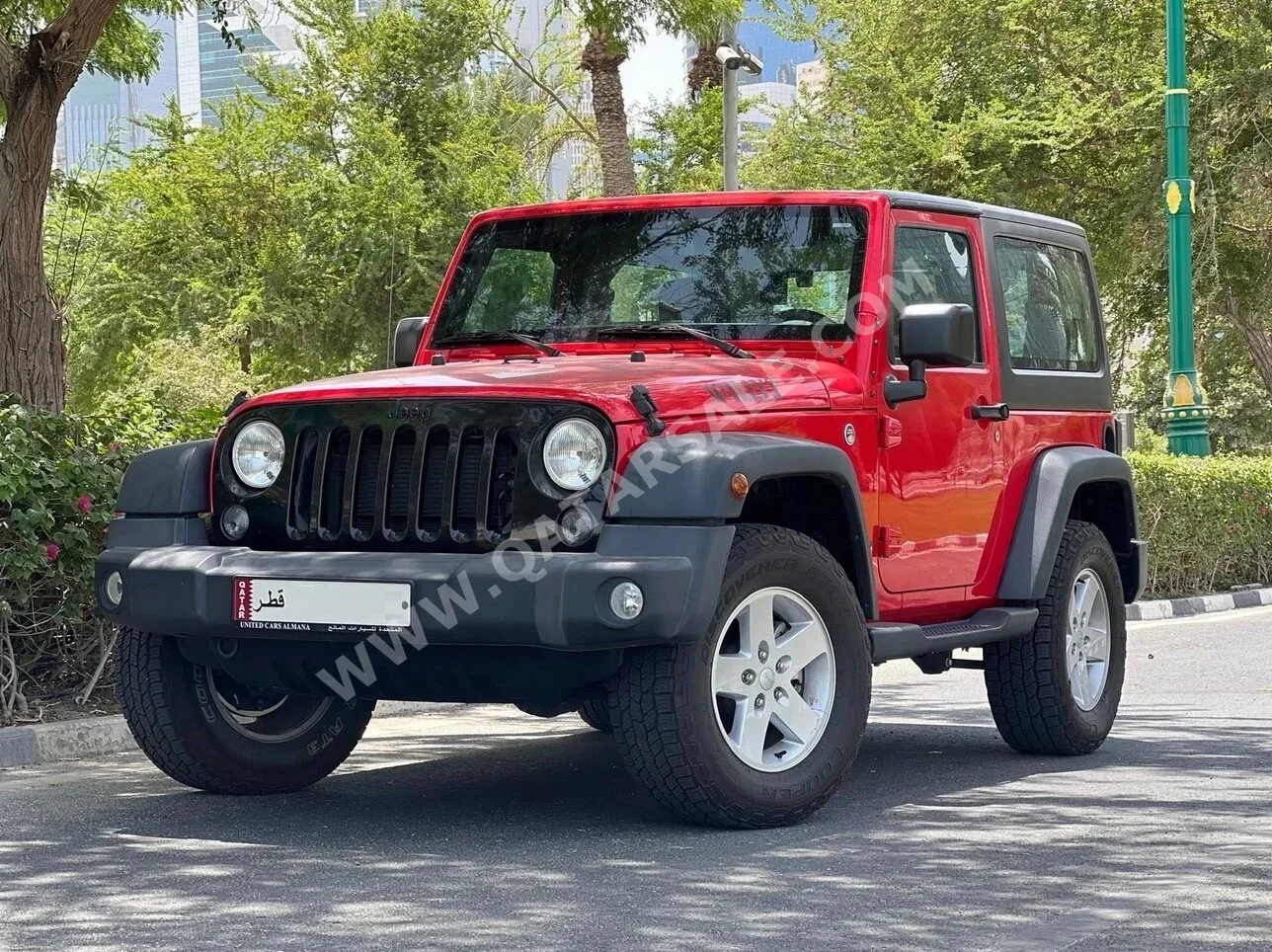 Jeep  Wrangler  Willys  2017  Automatic  125,000 Km  6 Cylinder  Four Wheel Drive (4WD)  SUV  Red