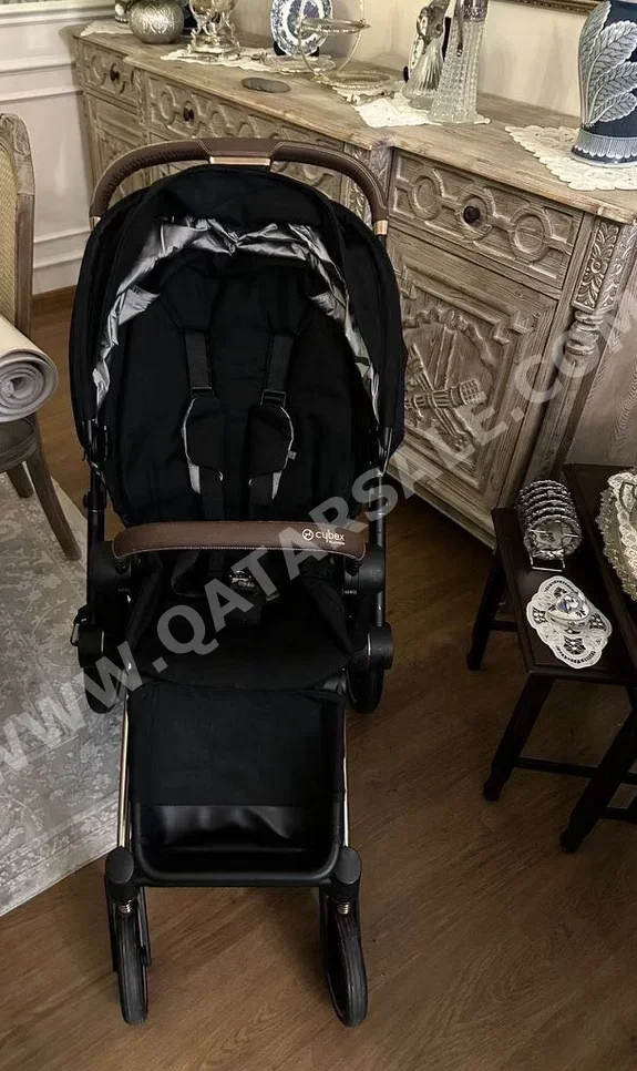 عربات الأطفال عربة فردية  أسود  0-3 سنوات  Cybex Priam Rose Gold  25 كغ