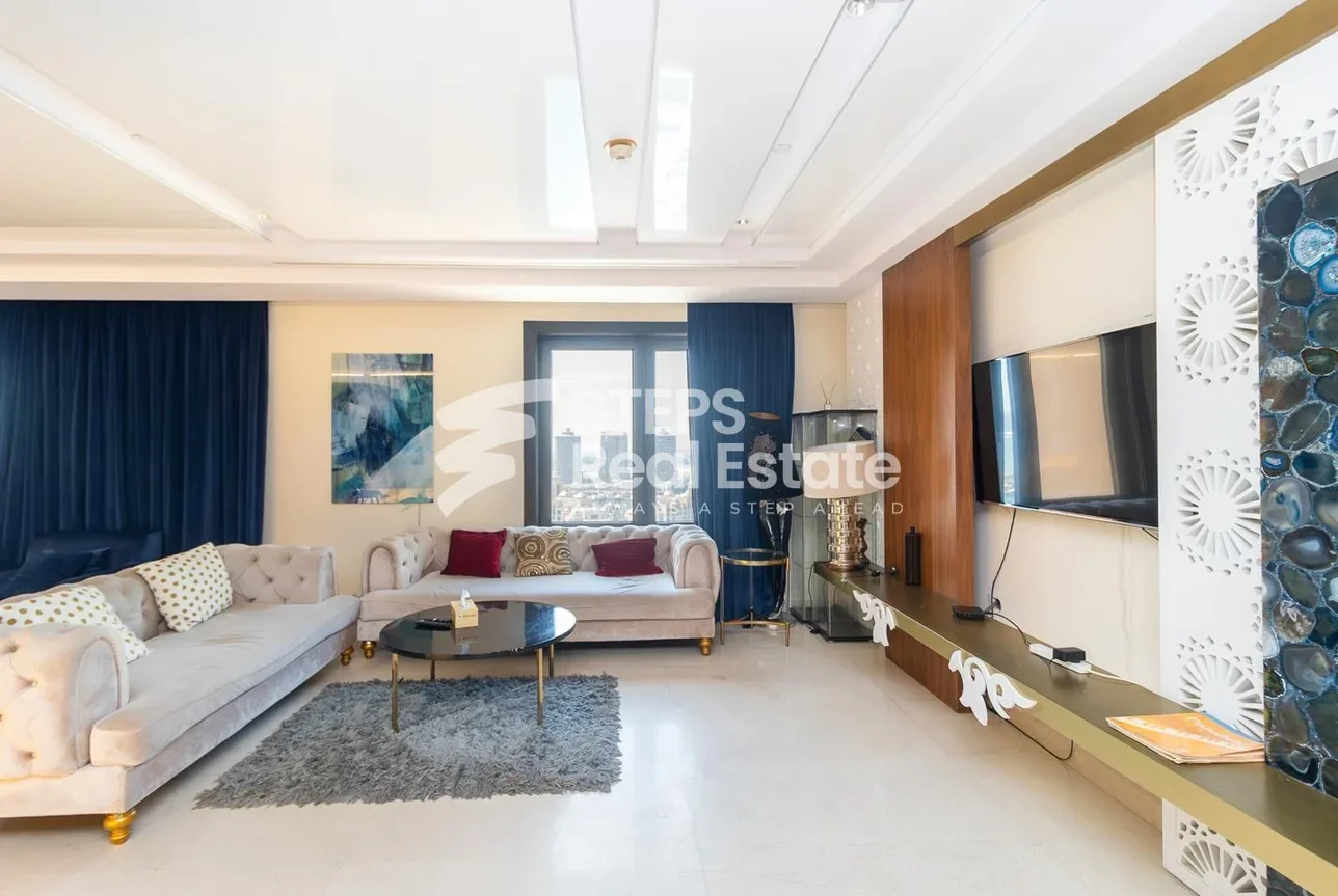 3 Bedrooms  Apartment  in Doha -  The Pearl  Fully Furnished