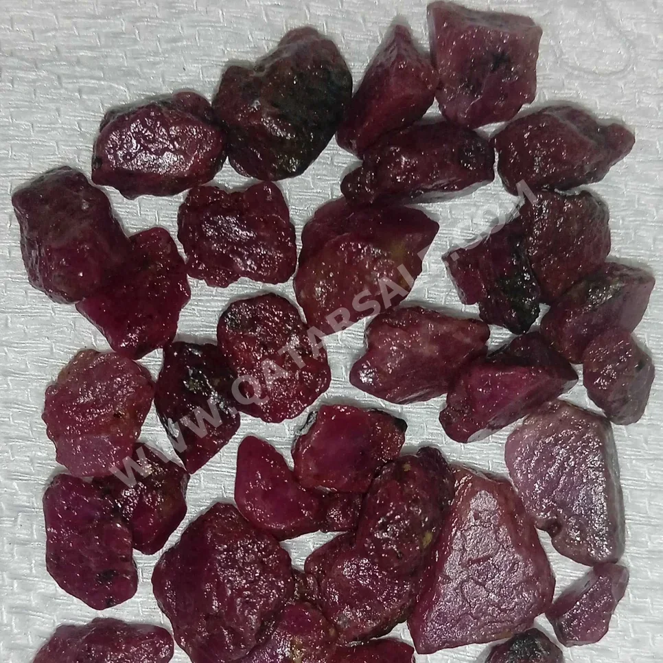 Gemstones Red Ruby  19 Carat  Nature  Radiant