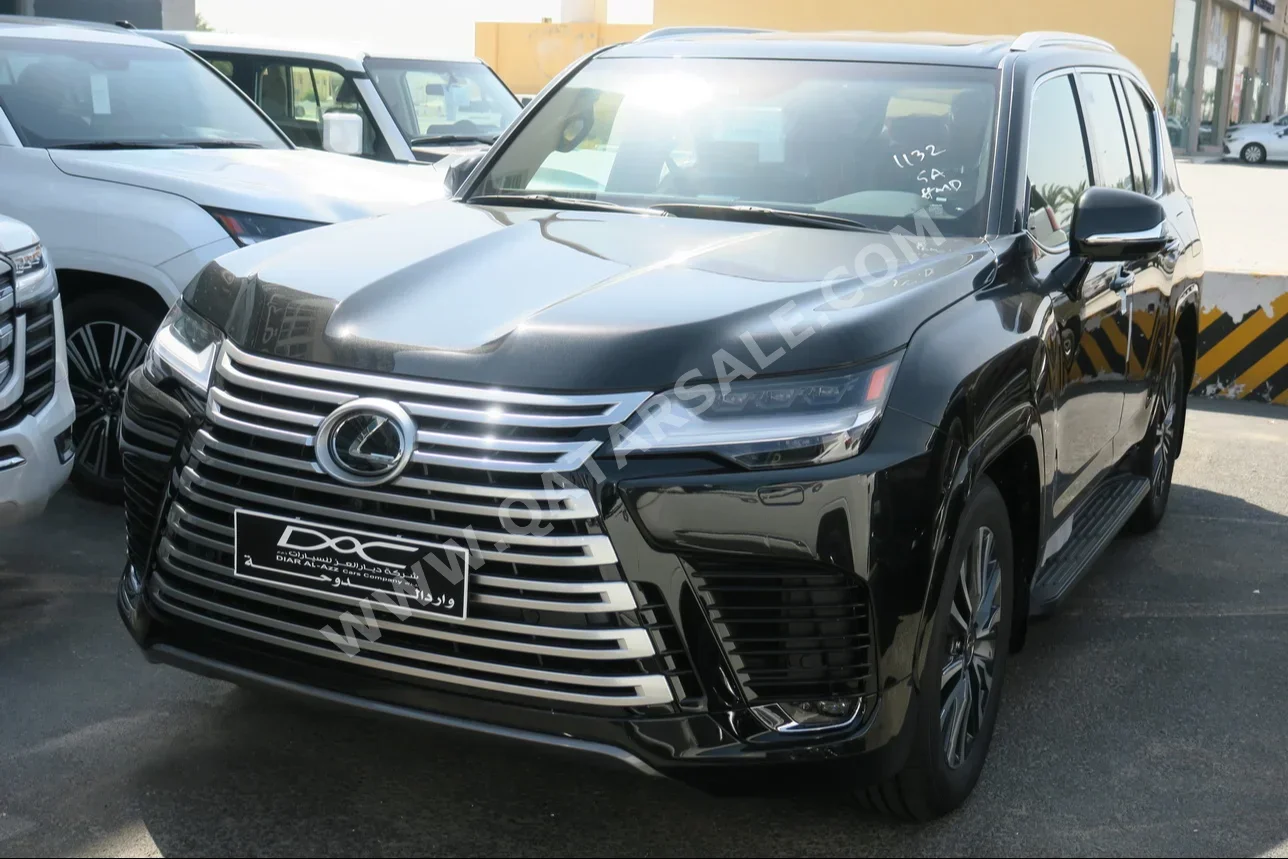 Lexus  LX  600 Luxury  2024  Automatic  0 Km  6 Cylinder  Four Wheel Drive (4WD)  SUV  Black  With Warranty