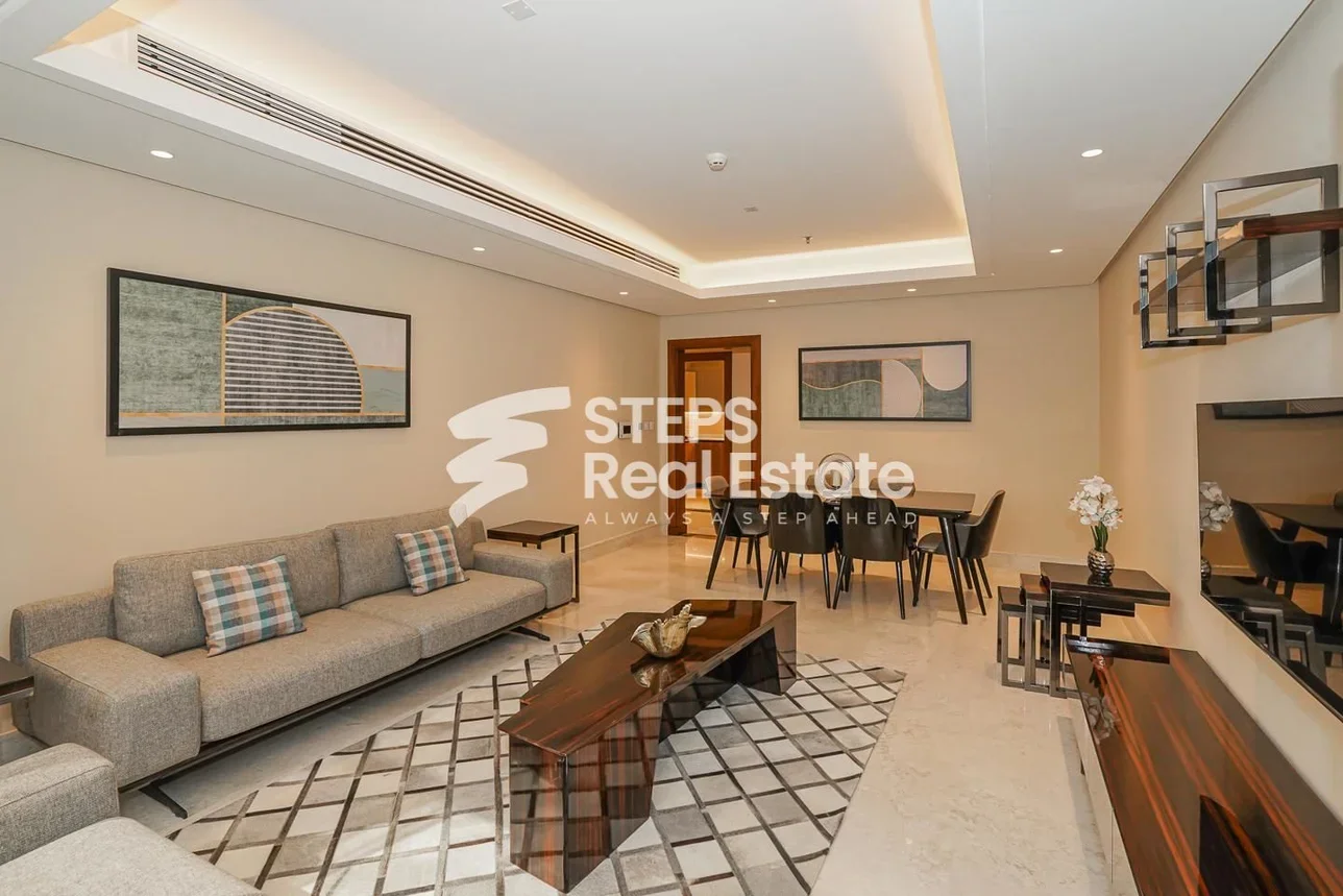 2 Bedrooms  Apartment  in Lusail -  Fox Hills  Fully Furnished