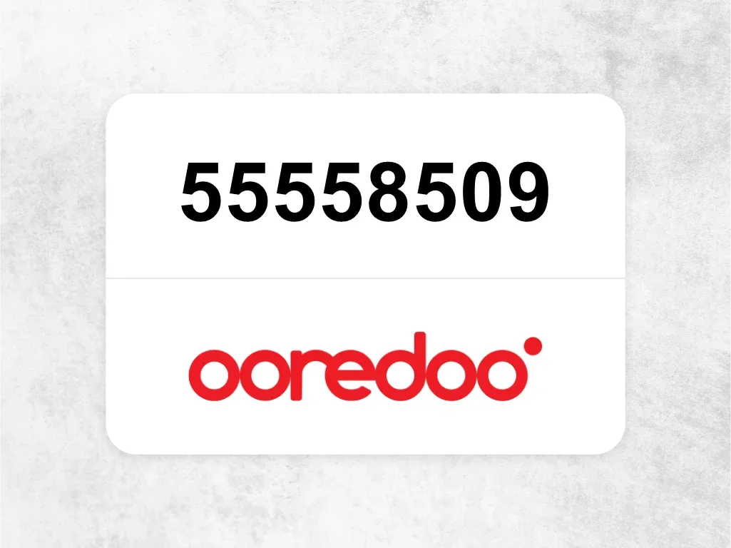 Ooredoo Mobile Phone  55558509