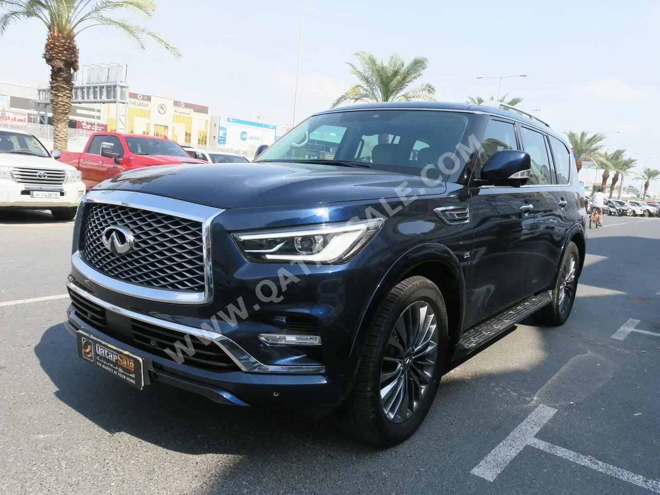 Infiniti  QX  80  2018  Automatic  254,000 Km  8 Cylinder  Four Wheel Drive (4WD)  SUV  Dark Blue