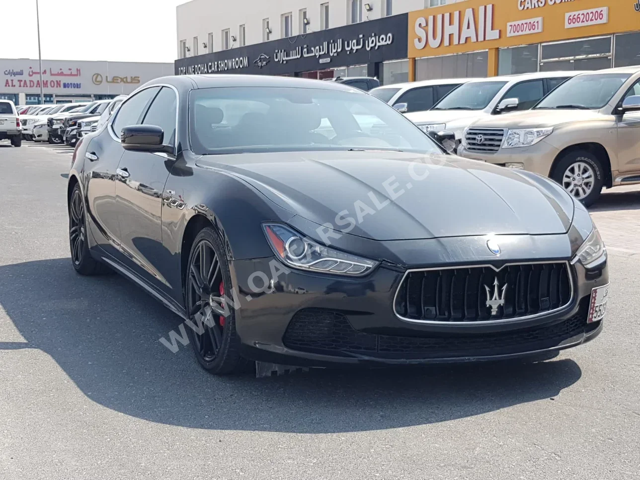 Maserati  Ghibli  2014  Automatic  92,000 Km  6 Cylinder  Rear Wheel Drive (RWD)  Sedan  Black