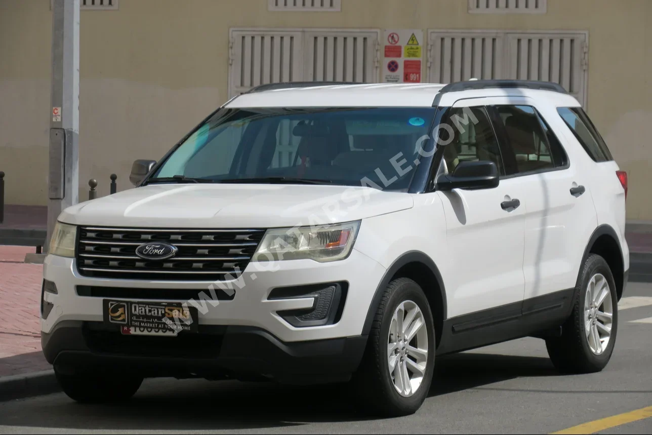 Ford  Explorer  2016  Automatic  151,000 Km  6 Cylinder  Four Wheel Drive (4WD)  SUV  White