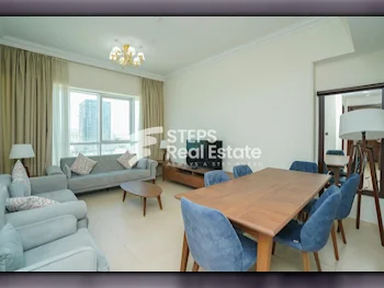 2 Bedrooms  Apartment  in Lusail -  Marina District  Fully Furnished