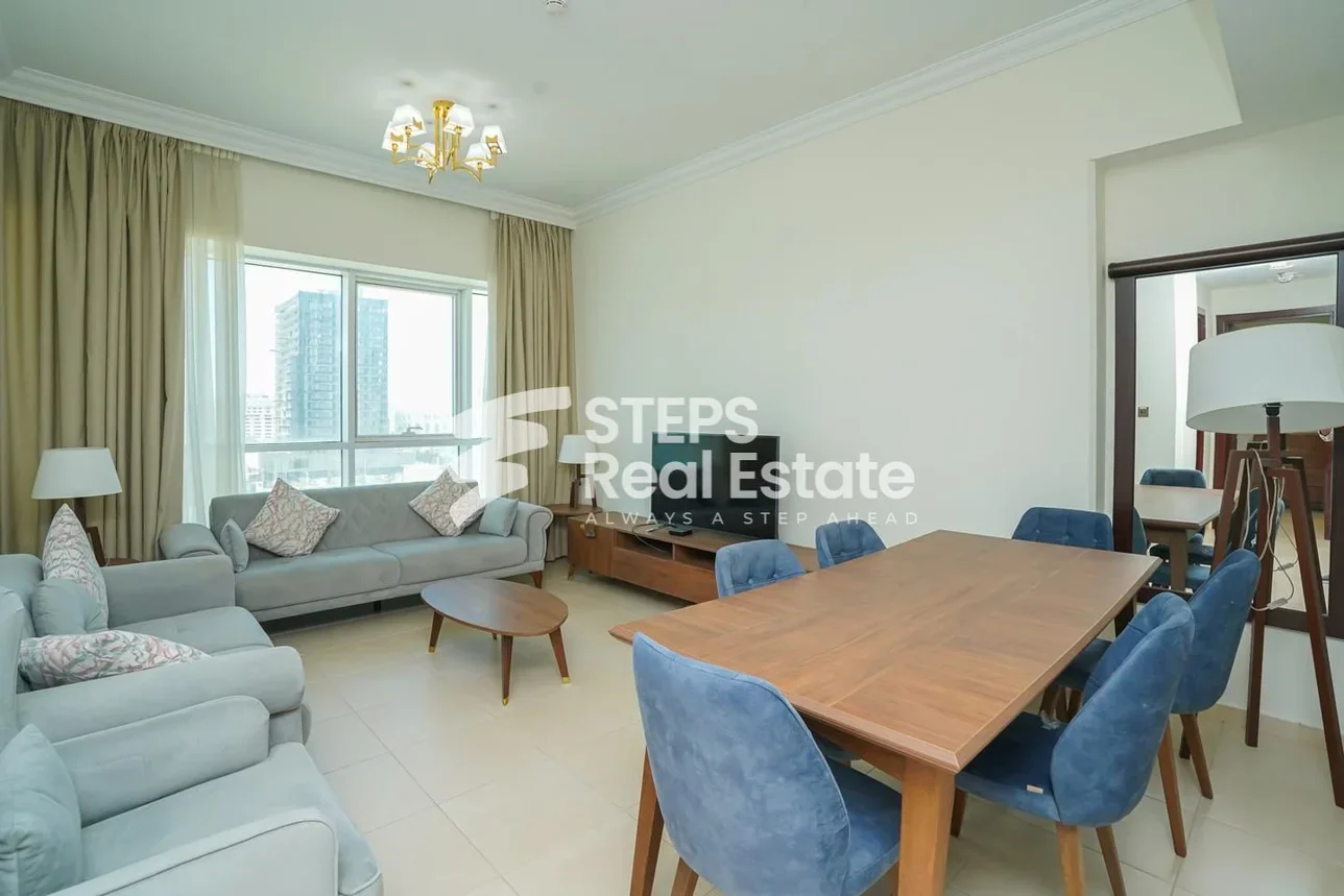 2 Bedrooms  Apartment  in Lusail -  Marina District  Fully Furnished