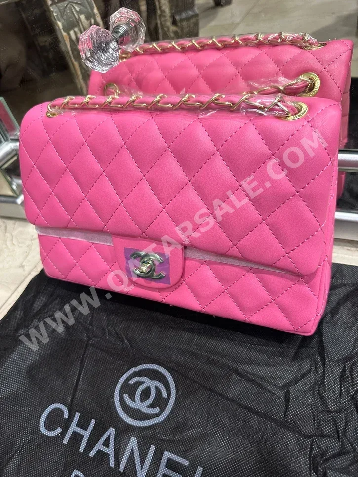 Bags  - Chanel  - Pink  - Genuine Leather  - For Women