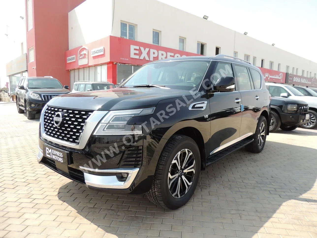 Nissan  Patrol  Titanium  2024  Automatic  0 Km  8 Cylinder  Four Wheel Drive (4WD)  SUV  Black  With Warranty