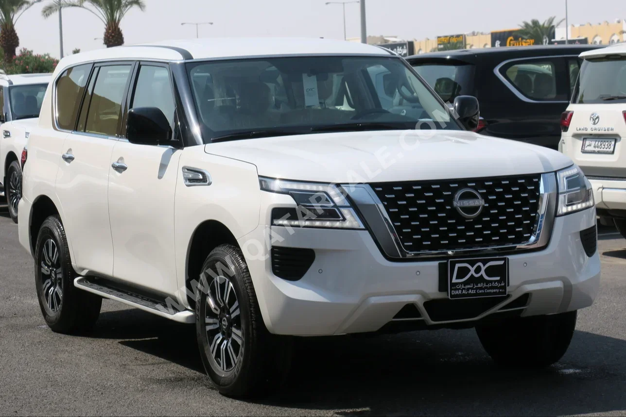 Nissan  Patrol  XE  2024  Automatic  0 Km  6 Cylinder  Four Wheel Drive (4WD)  SUV  White  With Warranty