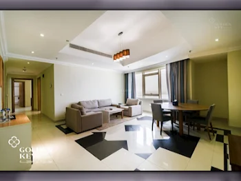 2 Bedrooms  Apartment  For Rent  in Doha -  West Bay  Fully Furnished