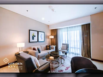 1 Bedrooms  Apartment  For Rent  in Doha -  The Pearl  Fully Furnished