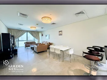 2 Bedrooms  Apartment  For Rent  in Doha -  The Pearl  Fully Furnished