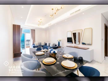 2 Bedrooms  Apartment  For Rent  in Doha -  The Pearl  Fully Furnished