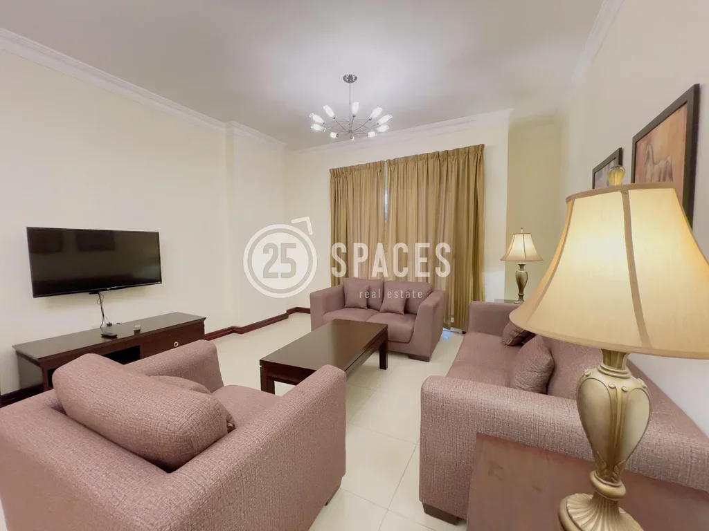 2 Bedrooms  Apartment  For Rent  in Doha -  Al Sadd  Fully Furnished