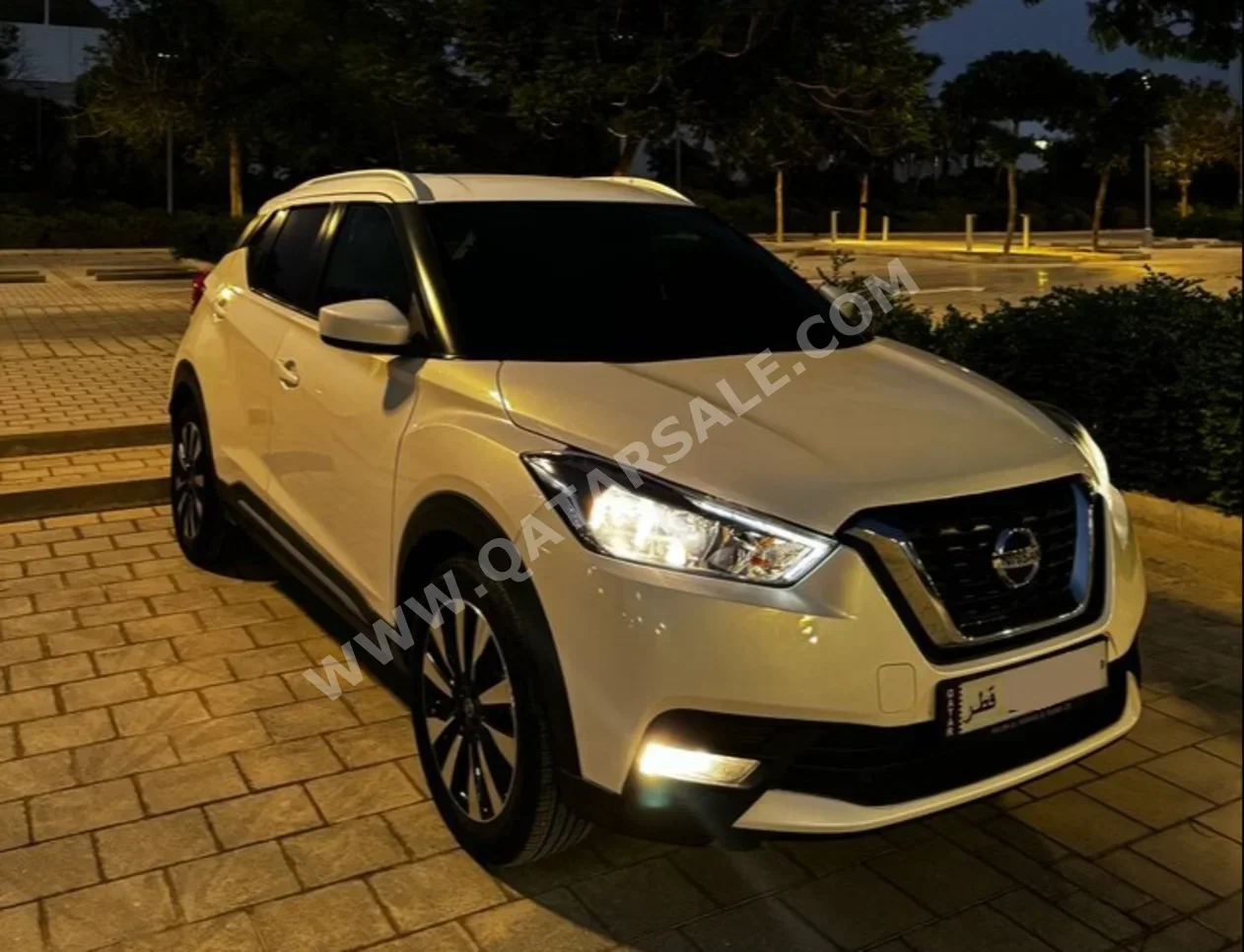 Nissan  Kicks  2020  Automatic  53,000 Km  4 Cylinder  Front Wheel Drive (FWD)  SUV  White  With Warranty